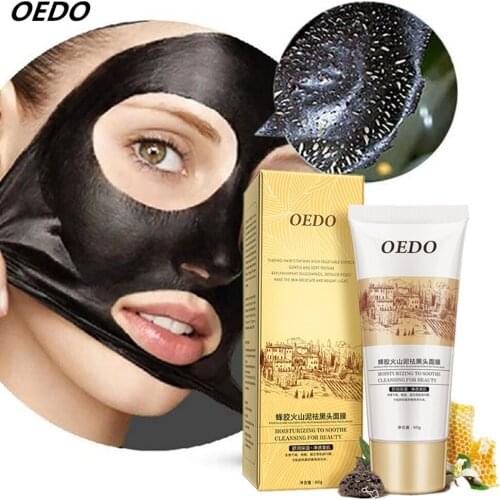 OEDO Volcanic Mud Mask Propolis Remove Blackhead Cutin Cleansing Shrinking Pore Face Treatment Brightening Skin Tone Face Cream