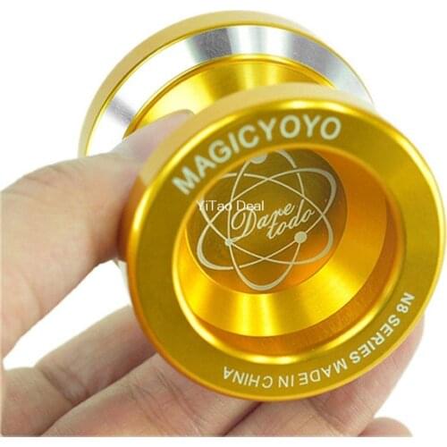 Yoyo Ball Gloden Fashion Magic YoYo N8 Dare To Do Alloy Aluminum Professional Yo-Yo Toy