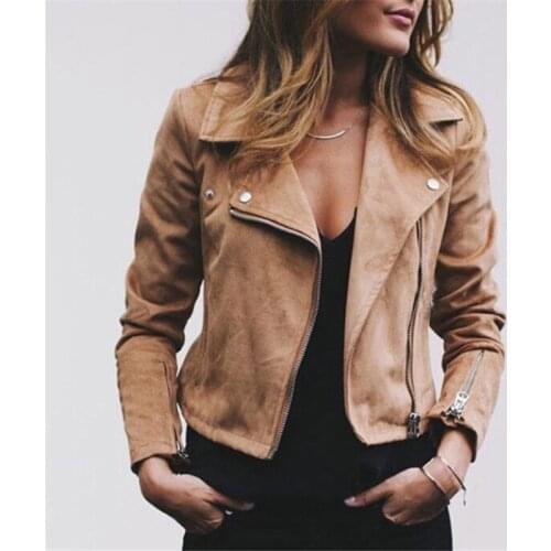 Fashion Ladies Jackets Sexy Women Long Sleeve Coat Zipper Jacket Solid Women Outerwear Womens Coats Winter Vintage Bomber Jacket