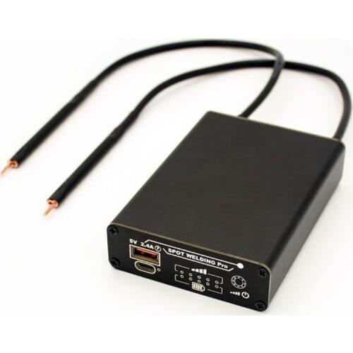 18650 Battery Spot welding Machine Type-C Recharging Interface Recharge Pal with 2.4A Fast-recharge 5 Gears of Dual-pulse