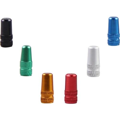 5PCS aluminum alloy wheel tire valve cap wheel dustproof and waterproof motorcycle truck bicycle special valve cap color random