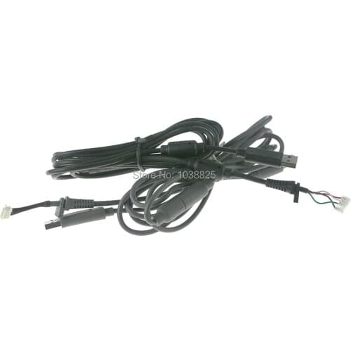 Black Grey 4Pin Wired Controller Interface Cable For Xbox 360 USB Breakaway Cable Lead Cord Adapter