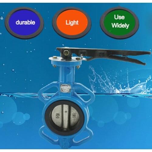 D71X-16 4 inch water/steam PTFE seal pneumatic diaphragm manual butterfly valve