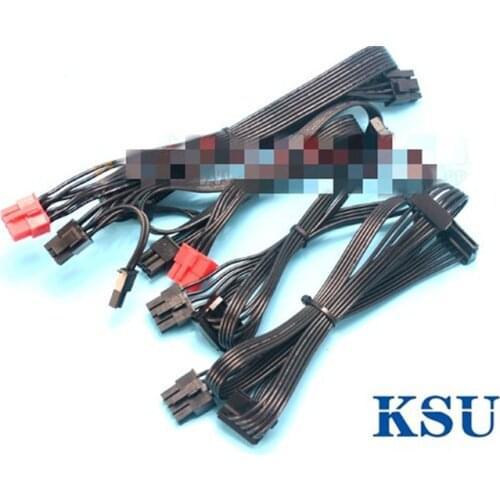 PCI-E Dual 8pin(6+2)/pcie 6+2pin/SATA 15pin/IDE 4pin modular Power supply cable for COUGAR GX1050/GX600 series
