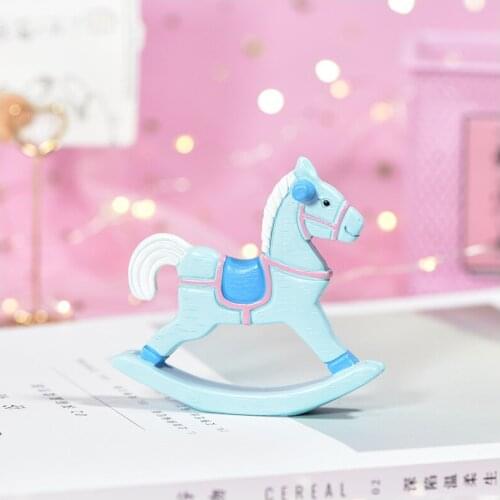 Mushroom Figurine Fairy Home Figures Miniature Garden Horse Figure Resin Accessories Miniatures Animal Figurines for Decorations