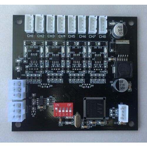 Custom 8-channel Serial Communication with State Feedback Lock Control Board to Take the Cabinet Board Unlock