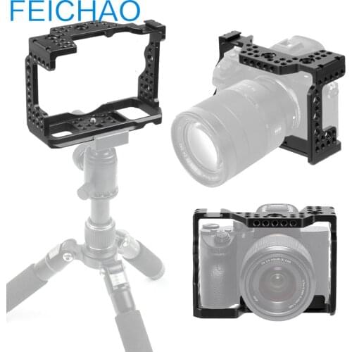 Aluminum QR Handheld Camera Cage For Sony A7RIII/A7III/A7MIII SLR DSLR Mount Tripod Bracket Photography Extension Kit