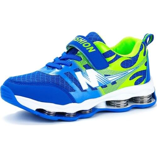 Spring New Childrens Shoes Lightweight Air Mesh Boys Girls Sports Shoes Students' Running Shoes Casual Kids Sneakers Size 25-37