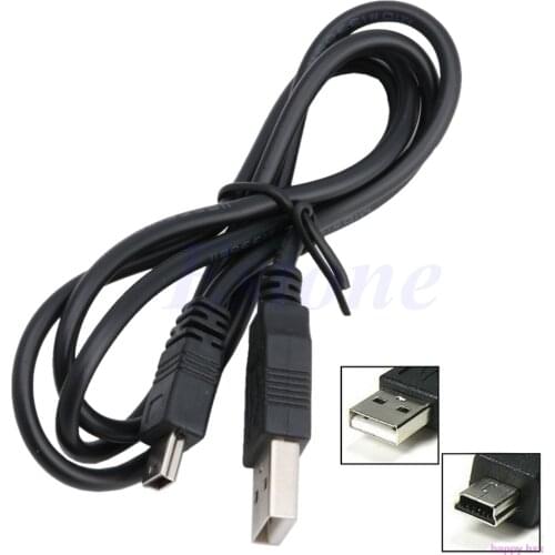 Lot USB 2.0 Male A to Mini 5 Pin B Data Sync Charger Cord Charging Cable Adapter