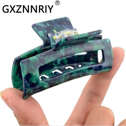 Fashion 8cm Acrylic Hair Claw Clips for Women Hair Accessories Large Hairclip Crab Clip Hairpins Lady Headwear Party Gifts