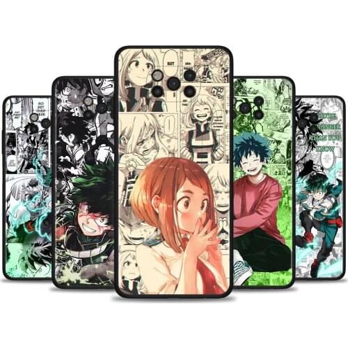 My hero academia Shell For Xiaomi Poco X3 M3 Pro X3NFC F3 F1 CC9 Pro CC9E Note 10 Lite Capa Soft Para Silicone Guscio
