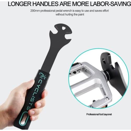 Bicycle Repair Tools Repair Spanner Mtb Road Bike Cycling Professional Foot Pedals Wrench Alloy Steel Long Handle Tool Accessory