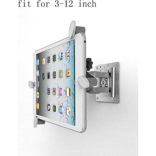 Tablet Wall Mount 3-12 inch Universal and Adjustable Wall Hanging Bracket Stand Holder for iPad 2018 Air 2 Pro 12.9