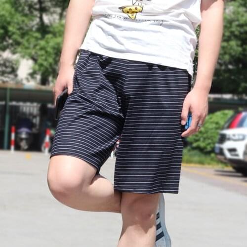 New high-end silk knitted mens printed shorts in summer silk large casual hot pants silk beach pants 9205