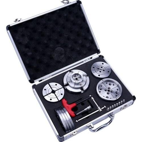 3.5"Inch Wood Lathe Chuck Set Self Centering Scroll Chuck High Quality 4 Number Of Jaws Woodworking Lathe Chucks