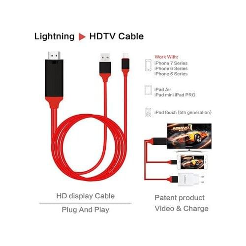 Applicable Apple X Mobile Phone TYPE-C Plug and Play with The Same Screen Line Video Cable HDMI TV Adapter Cable