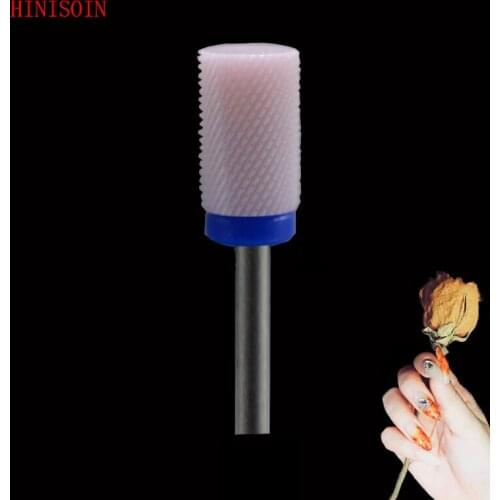 Pink -10PCS-Ceramic Nail Drill Bit - Large Barrel Bit -2082.066