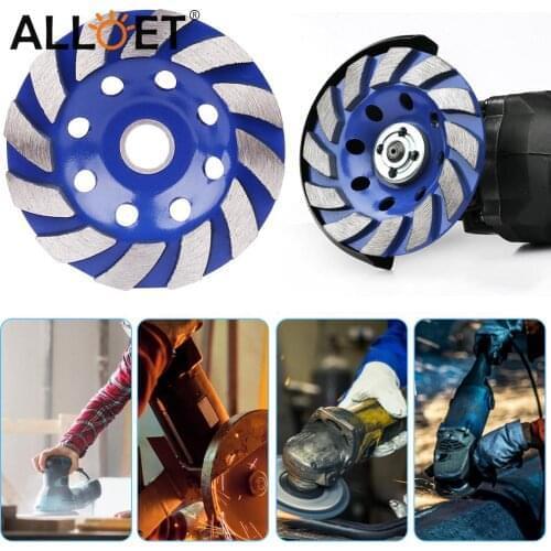 Sharp Polishing Angle Grinding Wheel Helical Concrete Granite Stone Trimming Plate Ceramic Cup Bowl Cutting Machine Accessory