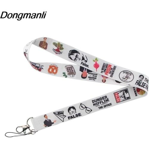 DZ1034 The Office TV Show Lanyard Badge ID Lanyards Lanyard Neck Straps Chain Necklace Accessories