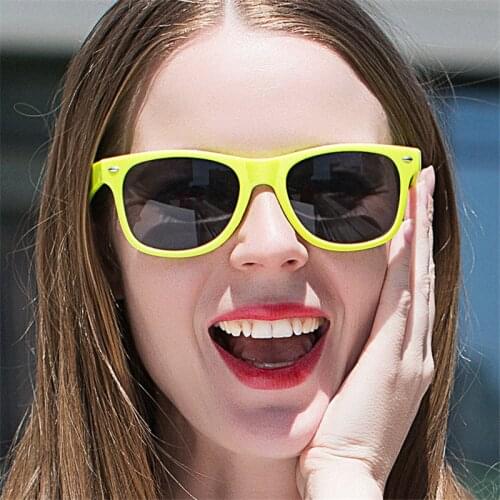 Vazrobe Classic Square Sunglasses Women Men Colorful Frame Glasses for Gift Party Promoting Festival Wholesale Customize Logo