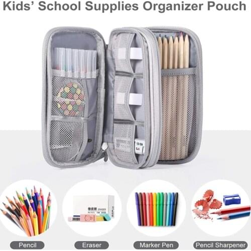 Electronic accessories storage bag is suitable for power adapter/charger/cable/wireless mouse