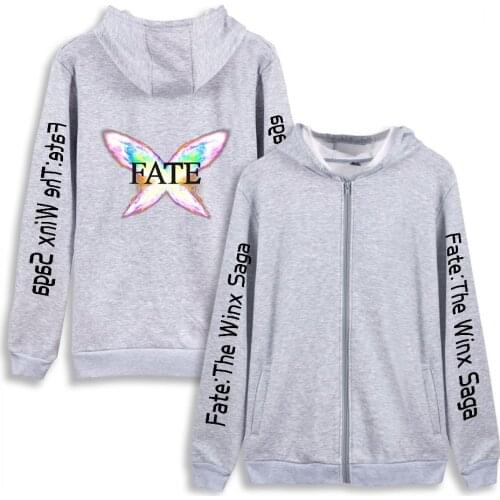 Fate: The Winx Saga Sweatshirt Zipper Hoodie Women Mens Tracksuit Harajuku Streetwear Fashion Clothes Men