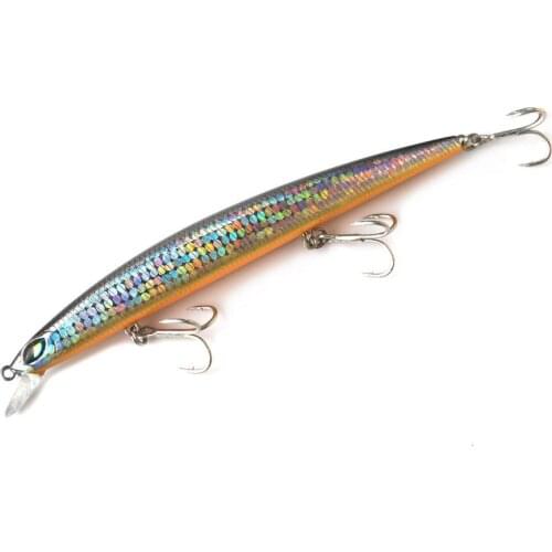 TOMA Suspend Long Cast Fishing Lure 145mm 20g Wobbler Minnow Depth 0-1.5m Crankbait Sea Bass Bait 3 Treble Hooks