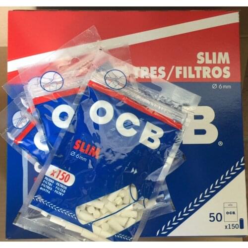 7500 OCB SLIM filters (6x15mm) 50 bags of 150 filters