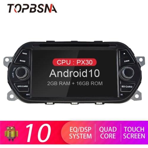 TOPBSNA Android 10 Car DVD Multimedia Player For Fiat Tipo Egea Dodge Neon 2015 2016 2017 2018 1 Din Car Radio Stereo Video Auto