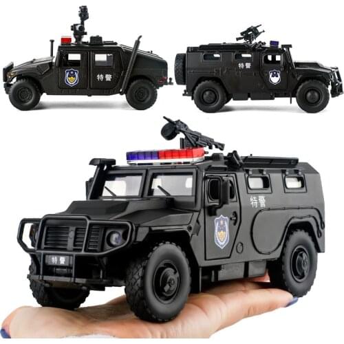 High simulation 1:32 Russian tiger swat armored car alloy model,die-cast sound smooth childrens toy car model,free shipping