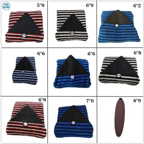 Protective Bag Surf sock Surfing Stretch Terry Sock Cover 5ft8/6.0ft/6ft2/6ft4/6ft6/6ft8/7.0ft/8ft9 Blue/White/Red color sock