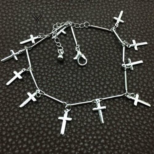 Wholesale Little Bell Anklet Bracelet Rose Gold Titanium Steel Women Girl Lover Barefoot Anklet Fashion Foot Chain Jewelry