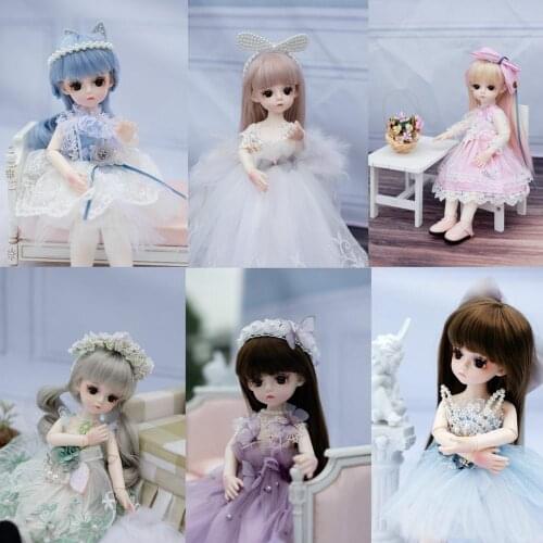 1/6 BJD Doris dolls 12inch ball jointed movable girl doll