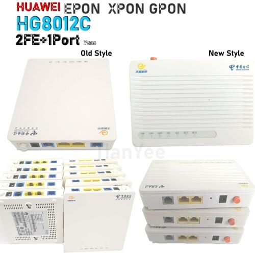 Huawei HG8120C EPON XPON GPON 2FE Refurbished Modem FTTH New Style Terminal Fiber Optic ONU ONT Eng OS 10/14pcs Lot