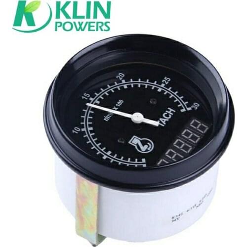 3049555 Engine Speed Meter 85mm Diesel Power Generator Set Tachmeter Digital Timer Hour Gauge