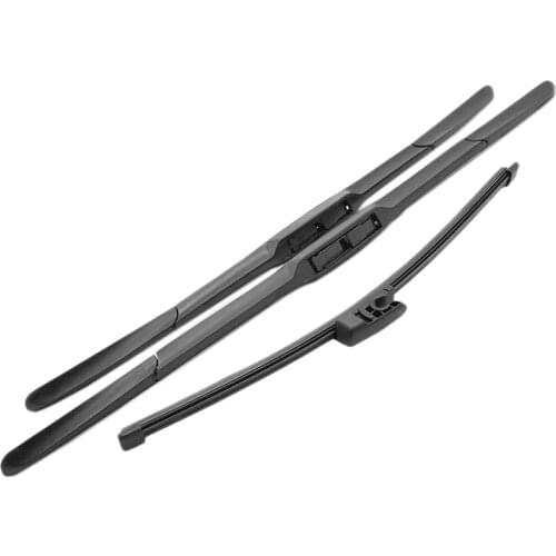 Car Front and Rear Wiper Blade Kit Front Rear Window Wiper Kit for KIA Cee'D Ceed 2012 2013 2014 2015 2016 2017