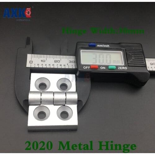 AXK 10PCS Hinges Zinc Alloy For Aluminum Profile Accessories 2020 European standard 2020 zinc alloy hinge Bolted link hinge