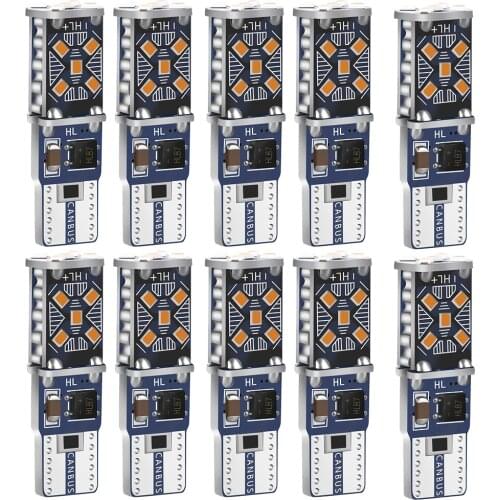10x T10 LED W5W Canbus 194 168 Error Free LED Clearance Parking Light for BMW Audi Volvo Toyota Subaru Peugeot Nissan Kia Lada