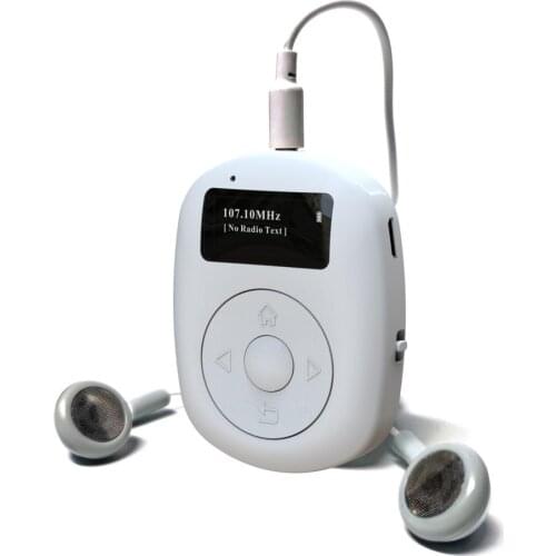 Digital Radio With Bluetooth DAB/DAB+/FM Radio Mini OLED Display Support 3.5mm Earphone Handsfree 60 Station With 1"OLED Display