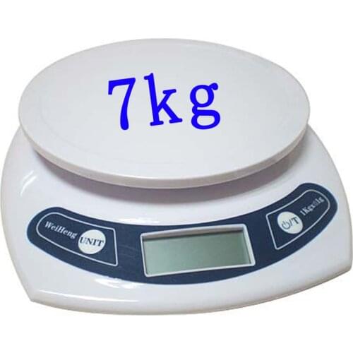 7kgs/1g Digital Kitchen Scale,LED Electronic Food Diet Measuring Weight,Battery Operated Mini Cooking Balance