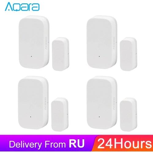 Aqara Door Window Sensor Zigbee Wireless Connection Smart Mini Door Sensor Remote Work With Gateway Hub For Homekit Mi Home App