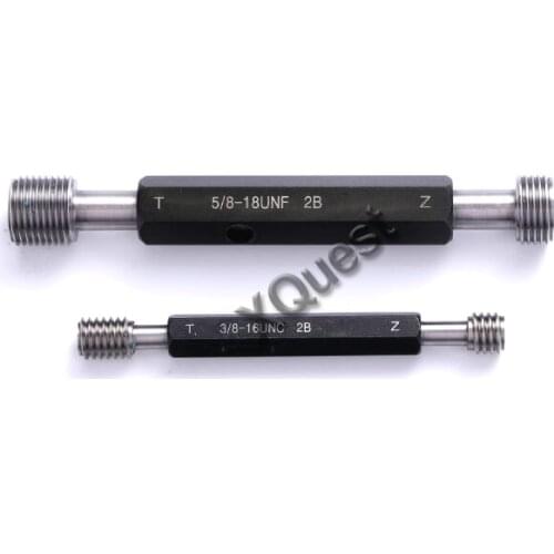 Unified thread plug gauge 2B UNC 1/4-20 5/16-18 3/8-16 7/16-14 1/2-13 Fine Trhead gage UNF 1/4-28 5/16-24 -32 7/16-20 1/2-20 -28