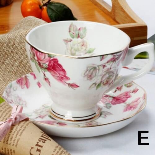 European Bone china coffee set Top Grade Porcelain coffee cup and saucer Luxury Gifts