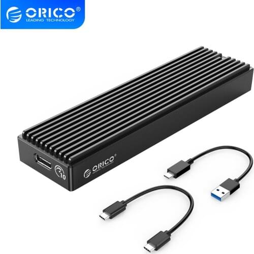 ORICO LSDT M.2 NVMe Enclosure USB C Gen2 10Gbps 20Gbps PCIe SSD Case M2 SATA NGFF 5Gbps SSD Case For 2230/2242/2260/2280 SSD