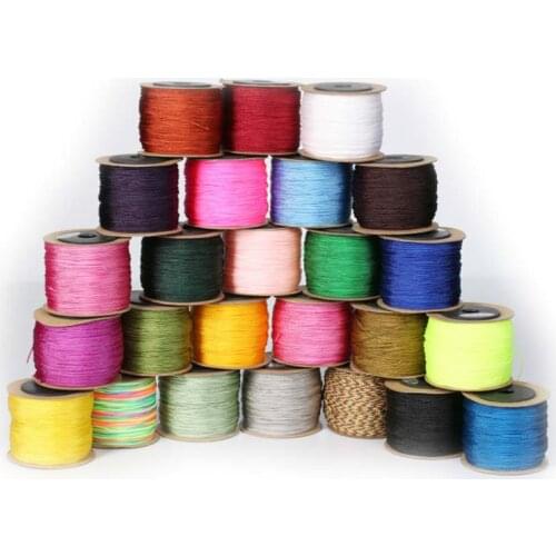 Wholesale 100m 0.8mm Thread Woven Wire Red Rope Jewelry Line for DIY Necklaces Bracelets Making Jewelry Findings