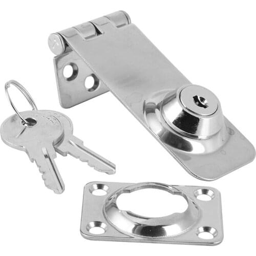 Marine Boat Hasp Locks 304 Stainless Steel Locking Hasp Safety Latch For Cabin Deck Locker Hatch Door Yacht Accessories