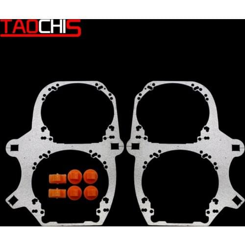 Taochis Car Styling Frame Adapter Module Set DIY Bracket Holder for Cadillac Seville SLS Hella 3r 5 Q5 Projector Lens