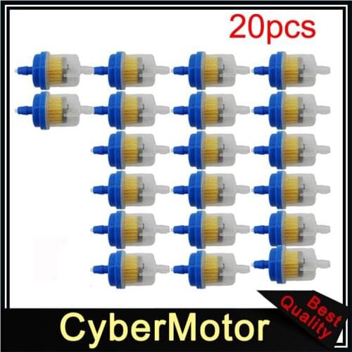 Blue Fuel Filter Cleaner For Dirt Pit Bike Motocross TTR Buggy Go Kart Quad ATV Baja XR CRF CR RM YZF