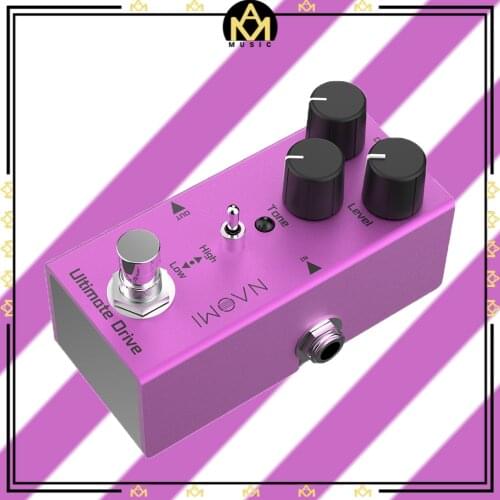 NAOMI Mini Effect Pedal DC 9V ABS Knob Black Color True Bypass Electric Guitar Pedal Use