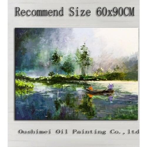 Professional Artist Hand-painted High Quality Impression Landscape Oil Painting On Canvas Beautiful Wall Decorative Painting